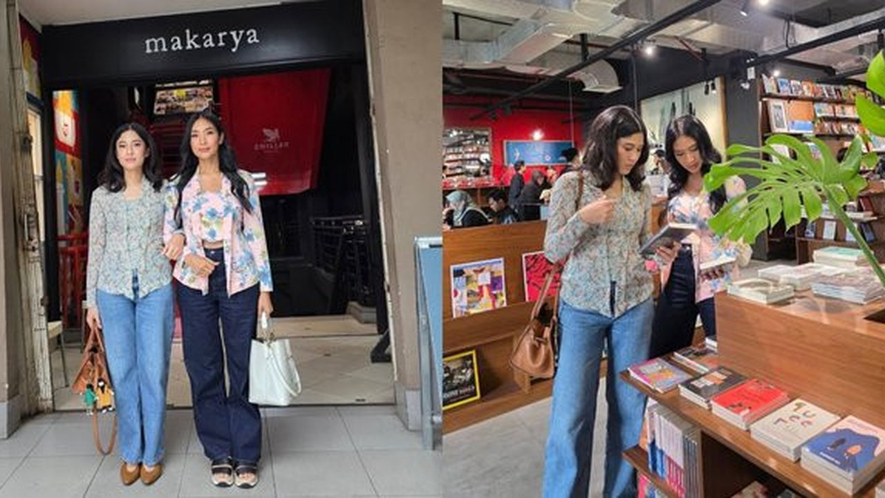 Potret Dian Sastro dan Happy Salma Jalani Book Date Berdua, Kenakan Kebaya dan Dihadiahi Puisi