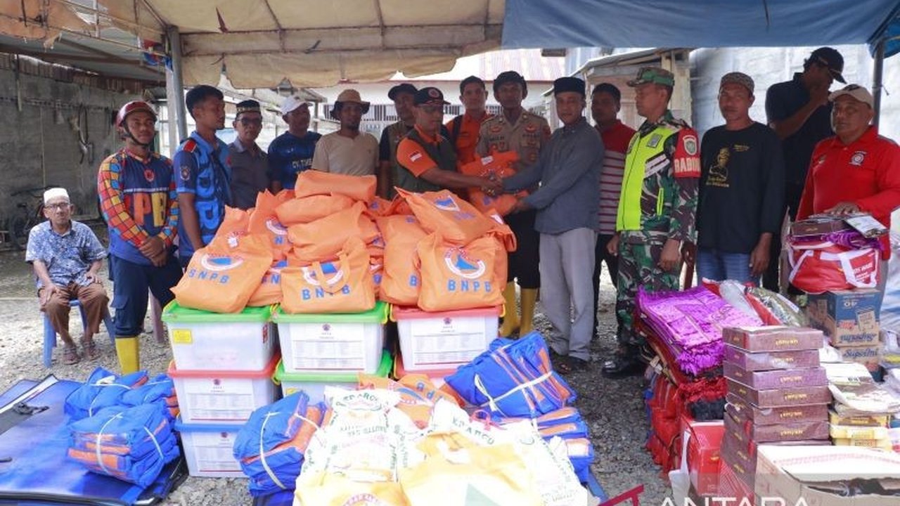 42 Warga Aceh Barat Terdampak Erosi Sungai, Pemkab Salurkan Bantuan