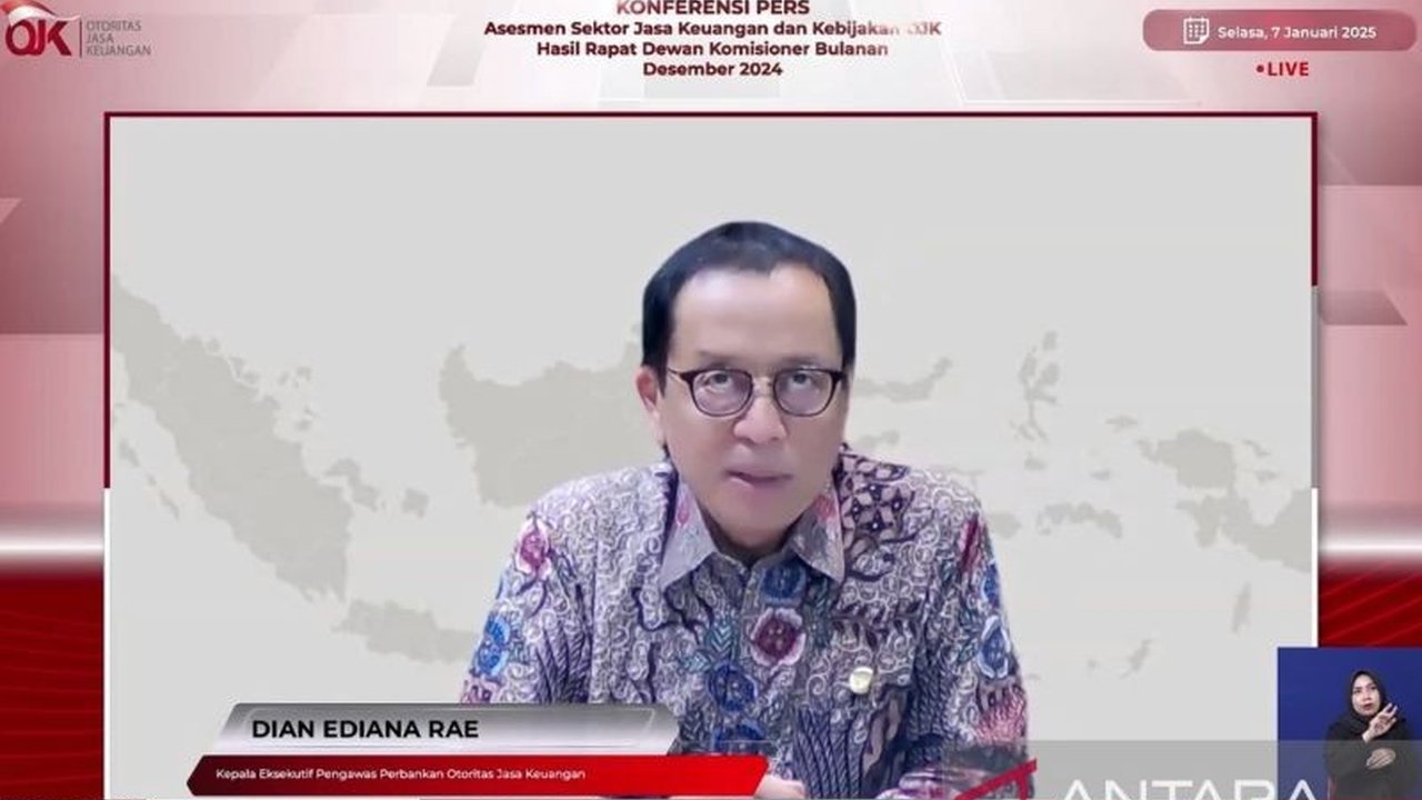 Otoritas Jasa Keuangan (OJK) optimis perbankan Indonesia memiliki permodalan yang cukup kuat untuk menghadapi tantangan ekonomi di tahun 2025, ditandai dengan proyeksi pertumbuhan kredit dua digit.