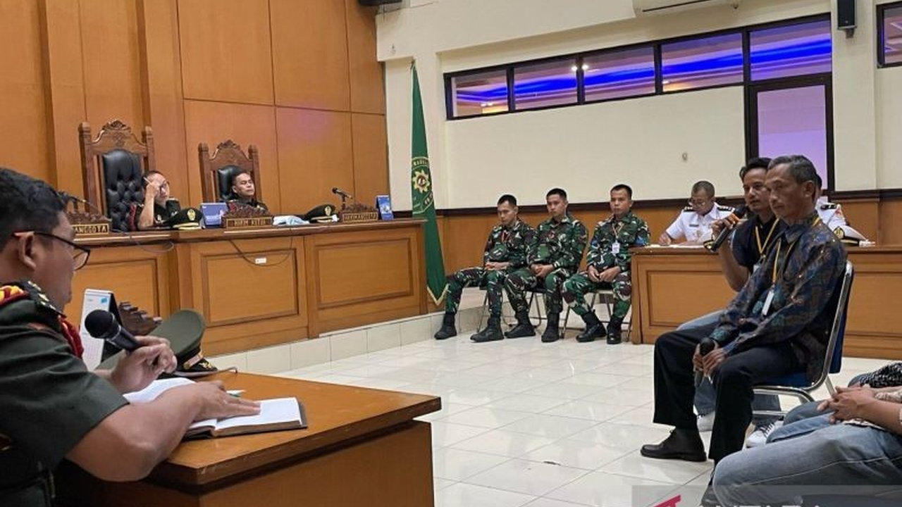 Sidang lanjutan kasus penembakan bos rental mobil di Rest Area KM 45 Tol Tangerang-Merak menghadirkan kesaksian sekuriti yang mendengar teriakan \