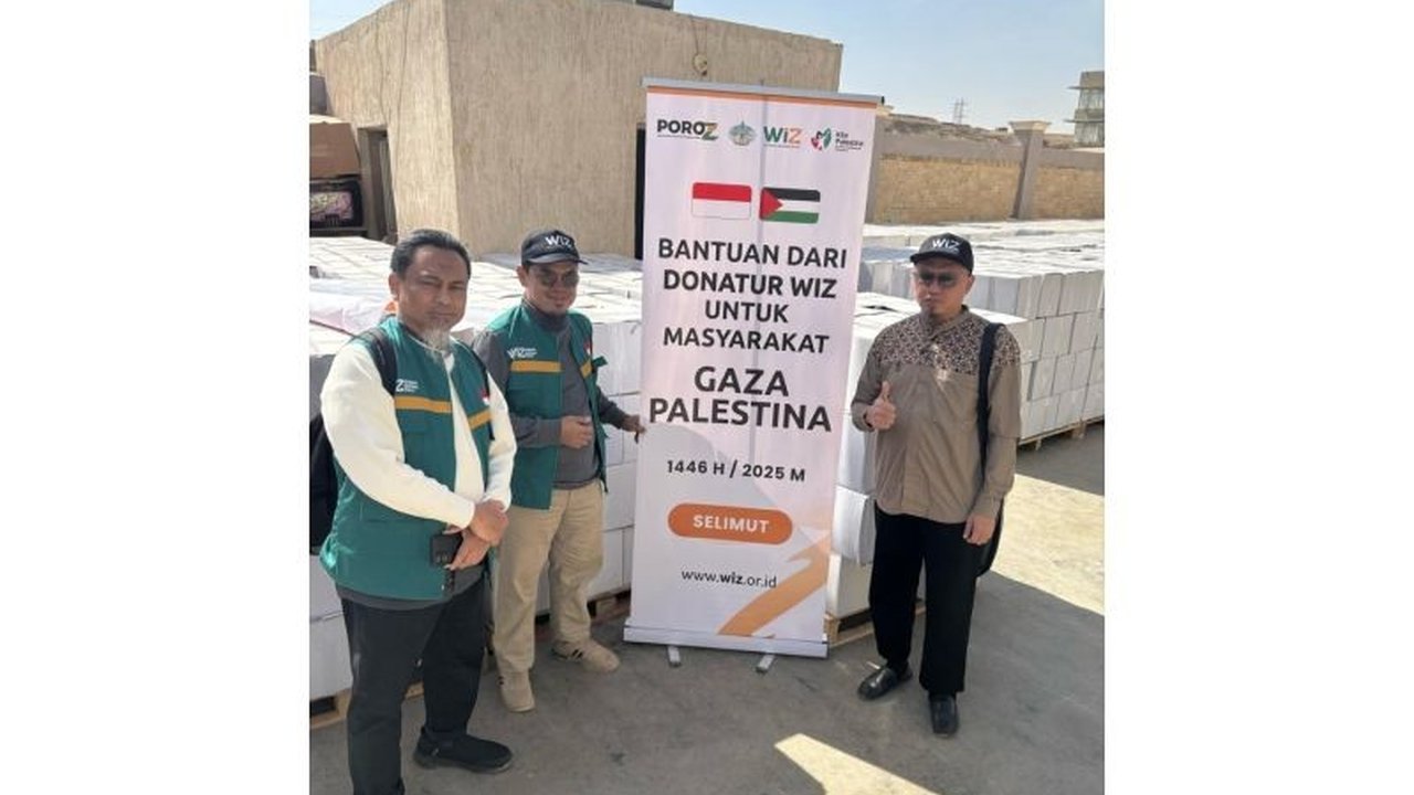 Wahdah Inspirasi Zakat (WIZ) dan KITA Palestina mengirimkan bantuan kemanusiaan berupa 22 ton gandum, serta bantuan lainnya untuk membantu meringankan beban rakyat Gaza selama Ramadan.
