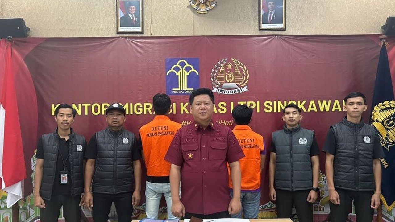Imigrasi Singkawang Deportasi Dua WNA Malaysia yang Nonton Cap Go Meh