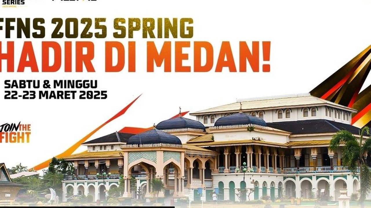Babak puncak FFNS 2025 Spring akan berlangsung di Medan, Sumatera Utara pada 22-23 Maret, memperebutkan gelar juara dan tiket ke FFWS SEA 2025 Spring.