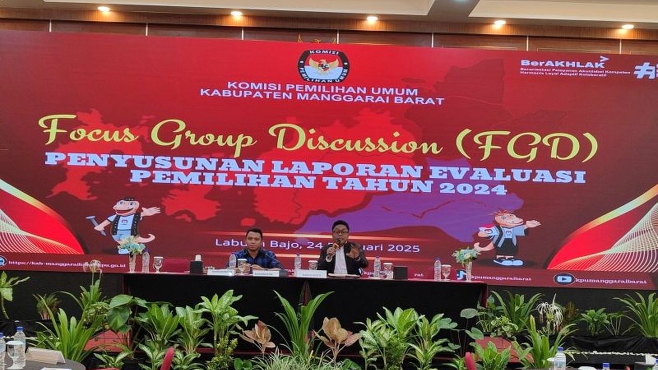 KPU Manggarai Barat mengevaluasi penurunan partisipasi pemilih Pilkada 2024 yang hanya mencapai 72,33 persen dan merencanakan peningkatan sosialisasi serta optimalisasi peran berbagai pihak.