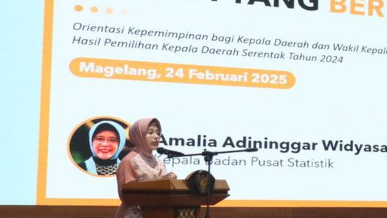 Kepala BPS, Amalia Adininggar Widyasanti, meminta dukungan penuh kepala daerah untuk mensukseskan Sensus Ekonomi 2026 guna memperoleh data ekonomi Indonesia yang akurat dan bermanfaat bagi perencanaan pembangunan.