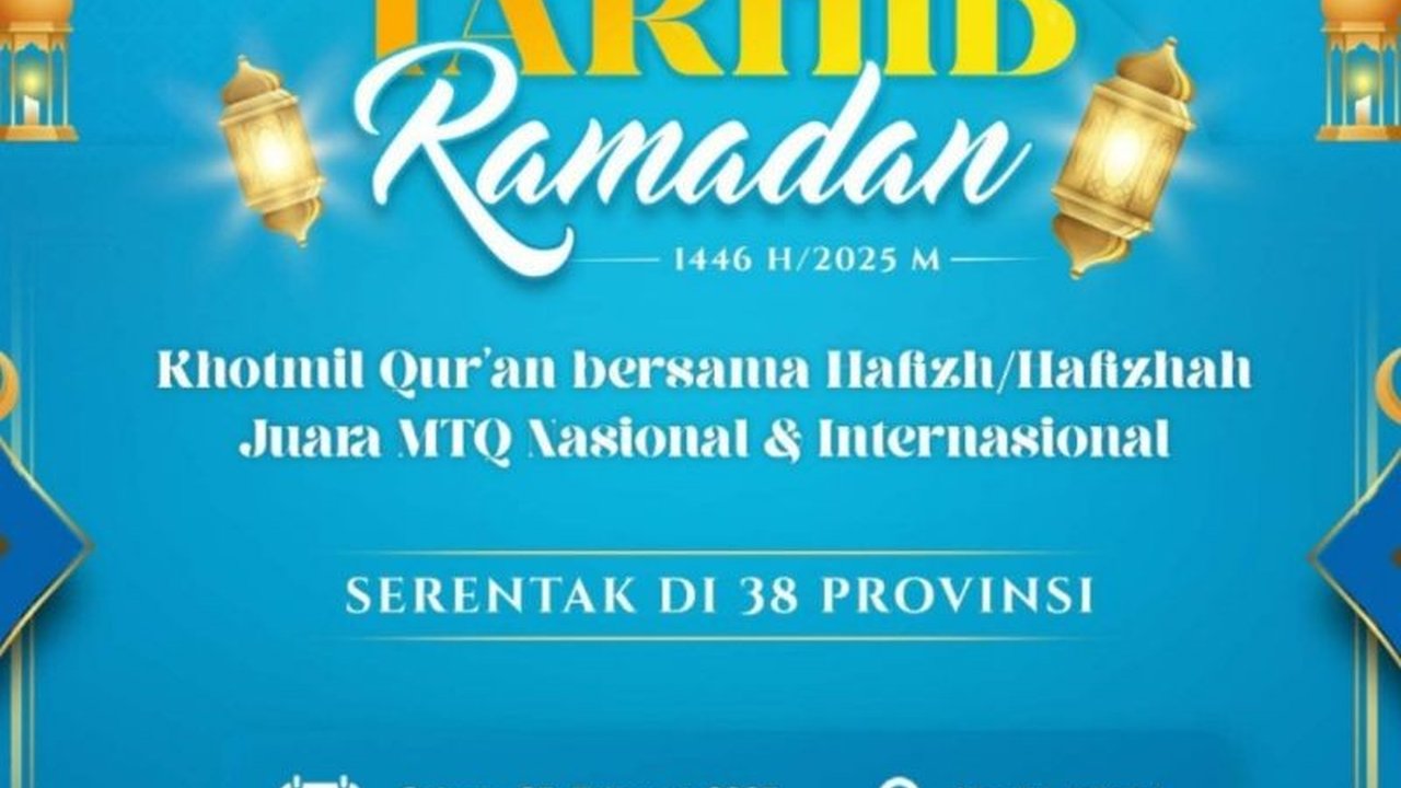 Kemenag menggelar khataman Al Quran serentak di 38 provinsi, melibatkan 1000 hafidz dan hafidzah sebagai bentuk menyambut Ramadhan dan meningkatkan kecintaan masyarakat terhadap Al Quran.
