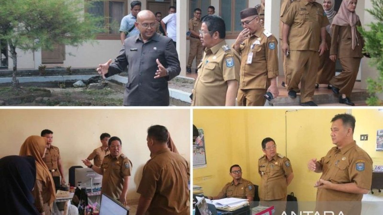 Wabup Bangka Tengah Sidak Dua Lembaga Strategis di Hari Pertama Menjabat