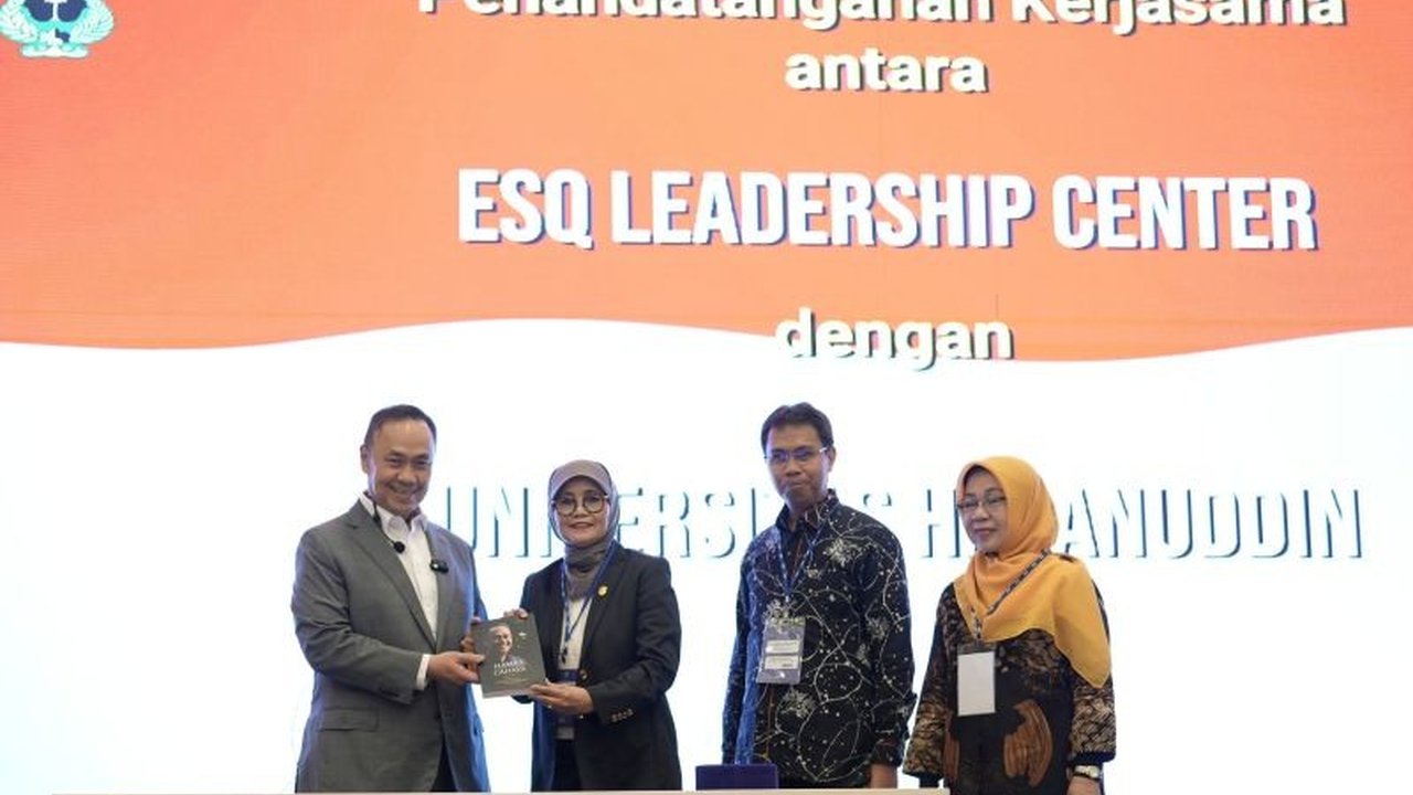 Universitas Hasanuddin (Unhas) berkolaborasi dengan ESQ Corp untuk meningkatkan kepemimpinan berintegritas melalui pelatihan pengembangan kapasitas bagi para pemimpin di Unhas.