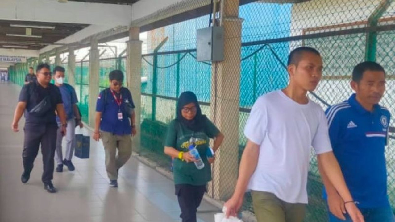 133 WNI Dipulangkan dari Malaysia Usai Jalani Hukuman Imigrasi