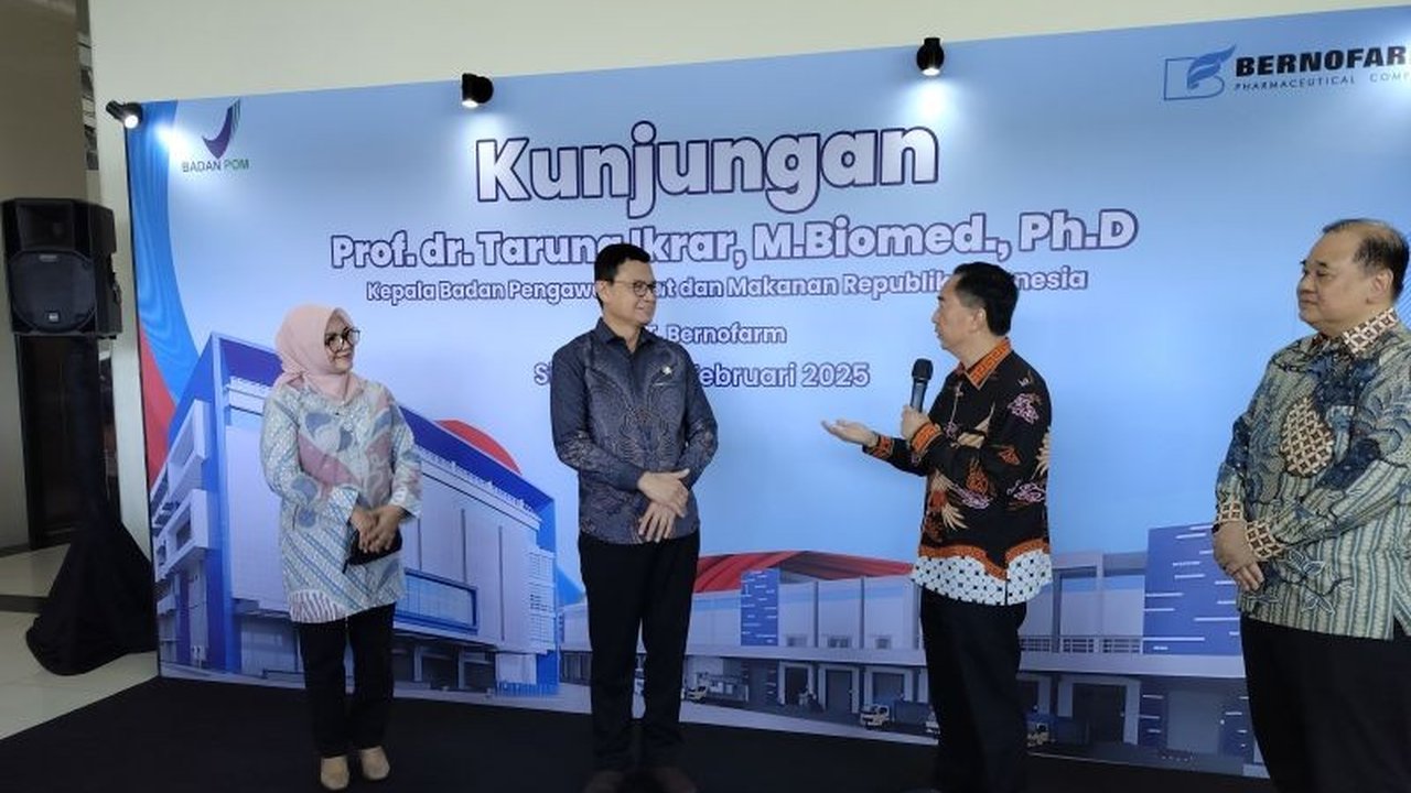BPOM RI memberikan dukungan penuh terhadap inovasi Bernofarm dalam memproduksi obat biologis, bertujuan mengurangi ketergantungan impor dan mewujudkan kemandirian kesehatan nasional.