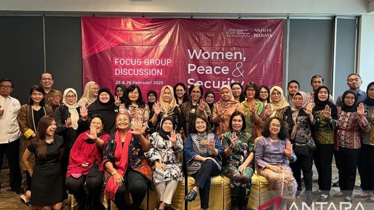 Yayasan Vanita Naraya soroti pentingnya peran perempuan dalam ketahanan negara, mendesak implementasi Rencana Aksi Nasional dan integrasi pendekatan Women, Peace, and Security (WPS) dalam kebijakan nasional.