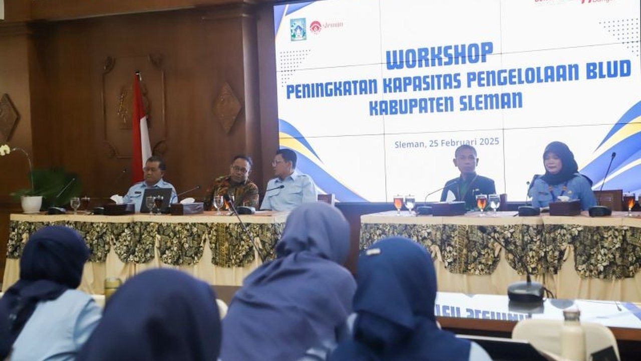 Pemerintah Kabupaten Sleman berkomitmen meningkatkan kualitas layanan publik melalui pelatihan peningkatan kapasitas pengelola Badan Layanan Umum Daerah (BLUD) untuk optimalisasi layanan kepada masyarakat.