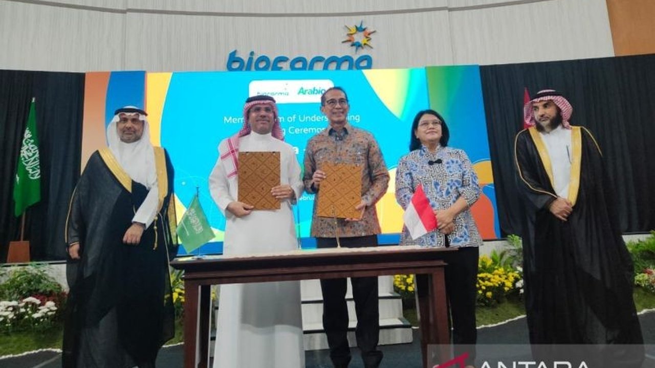 BioFarma dan Arabio menandatangani MoU untuk memperkuat kerja sama produksi dan distribusi vaksin, menargetkan perluasan pasar ke Timur Tengah dan Afrika Utara.