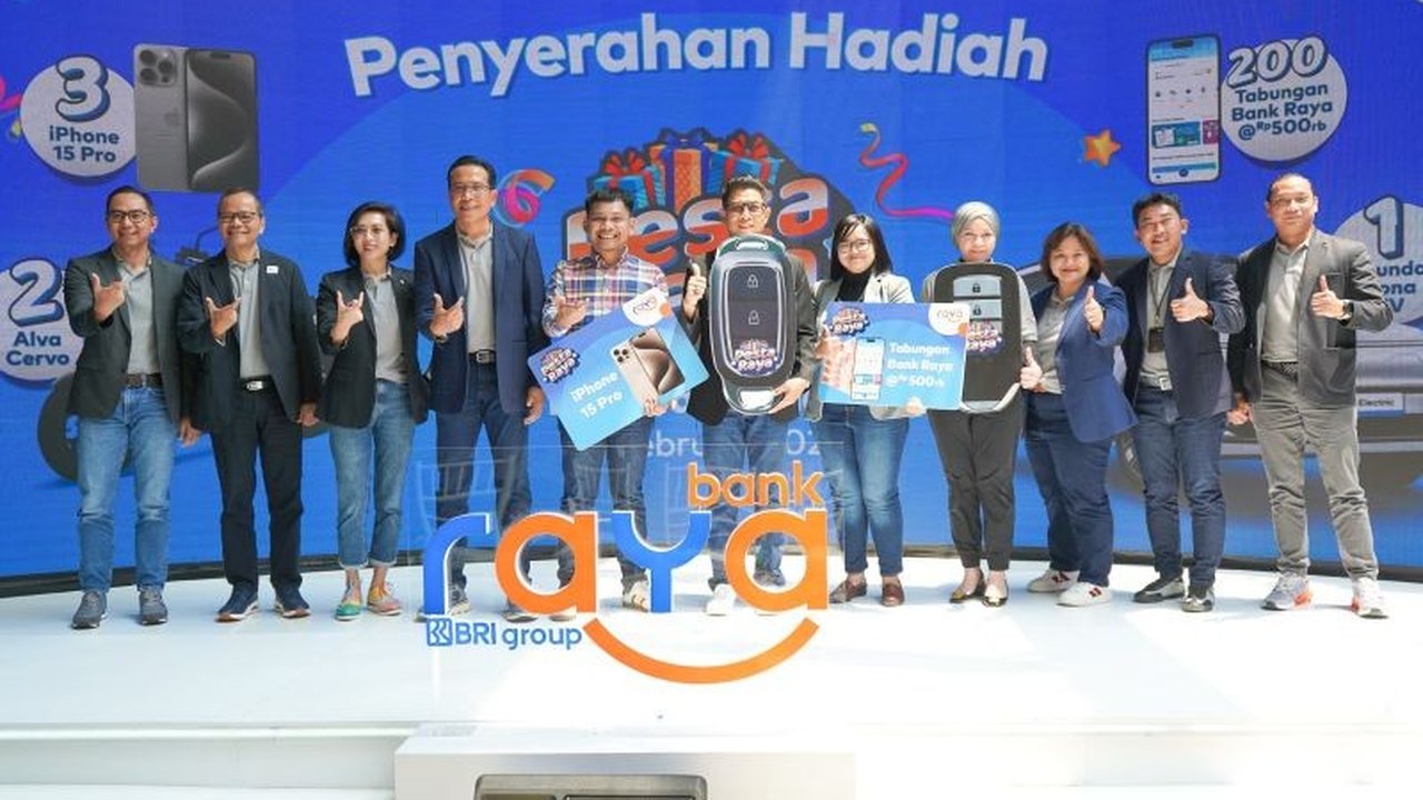Bank Raya mencatatkan pertumbuhan transaksi aplikasi digital Raya App sebesar 127 persen secara tahunan hingga mencapai 4 juta transaksi pada Desember 2024, didorong oleh peningkatan jumlah nasabah dan berbagai program promosi.