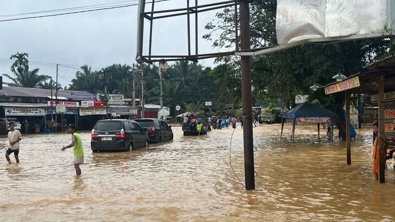 Hujan deras menyebabkan ratusan rumah di Kecamatan Tapung Hulu, Kampar, Riau terendam banjir, memaksa warga mengungsi dan membutuhkan bantuan mendesak.