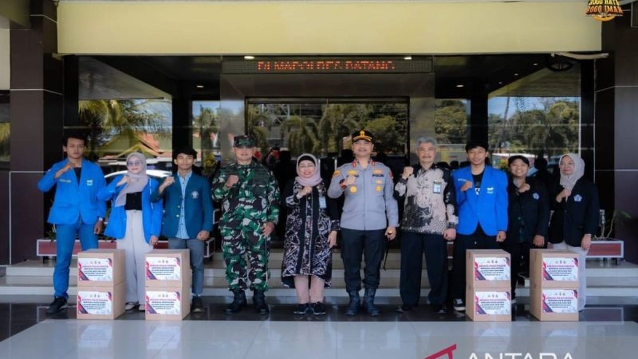 Polres Batang Berbagi Sembako Jelang Ramadhan, Jalin Sinergi TNI-Polri-Masyarakat