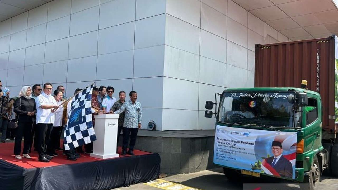 Menteri Perdagangan melepas ekspor kratom senilai Rp17,45 miliar ke Amerika dan Eropa, mendorong pengolahan lebih lanjut untuk meningkatkan nilai jual.