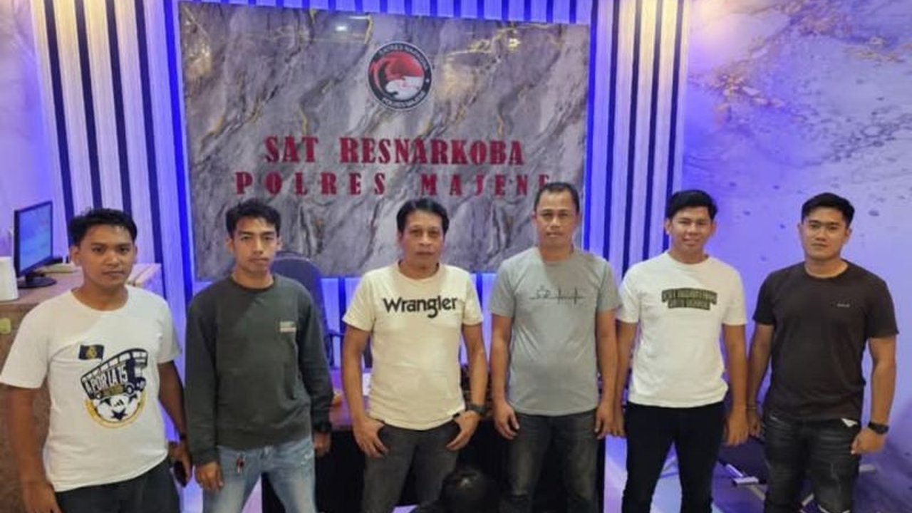 Polres Majene Ringkus Pengedar Sabu Asal Polman di Majene
