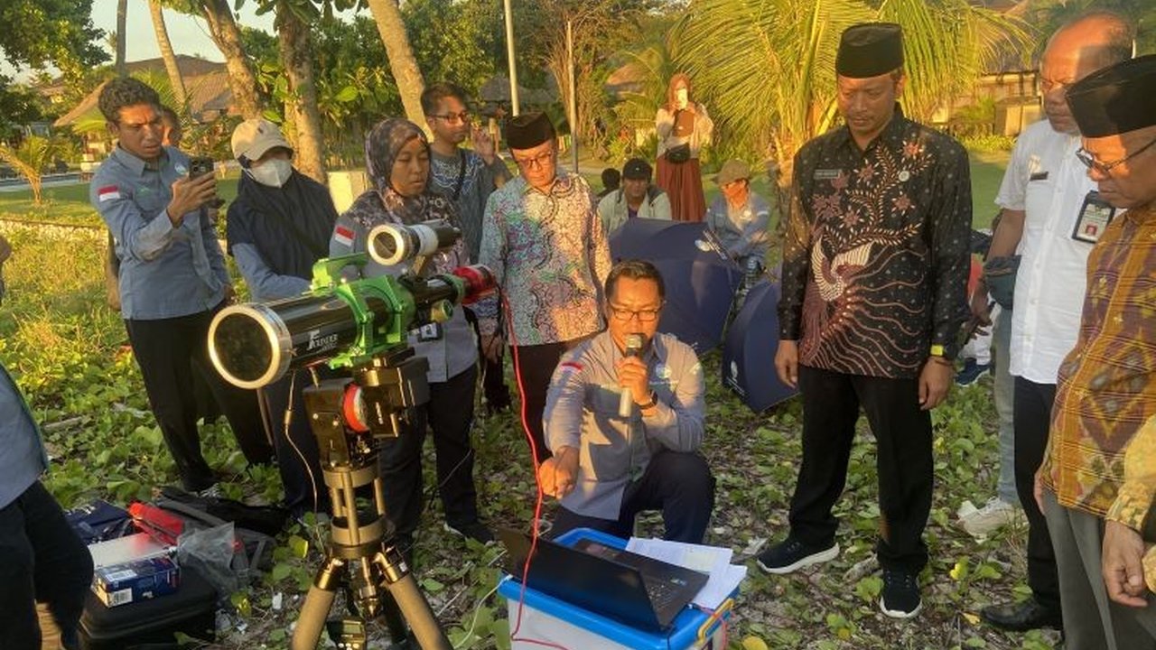 Kemenag Bali gagal melihat hilal di Pantai Patra Jasa, meskipun cuaca cerah, dan akan menunggu keputusan sidang isbat untuk penetapan awal Ramadhan 1446 H.