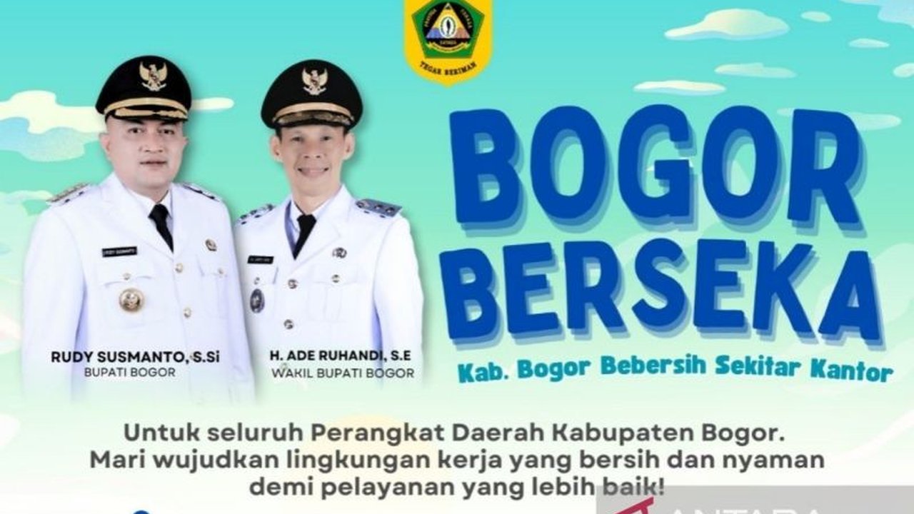 Bupati Bogor, Rudy Susmanto, menyerukan gerakan Bogor Berseka untuk membersihkan lingkungan kantor menyambut Ramadhan 1446 H, menekankan kebersihan, zero waste, dan perbaikan kantor.