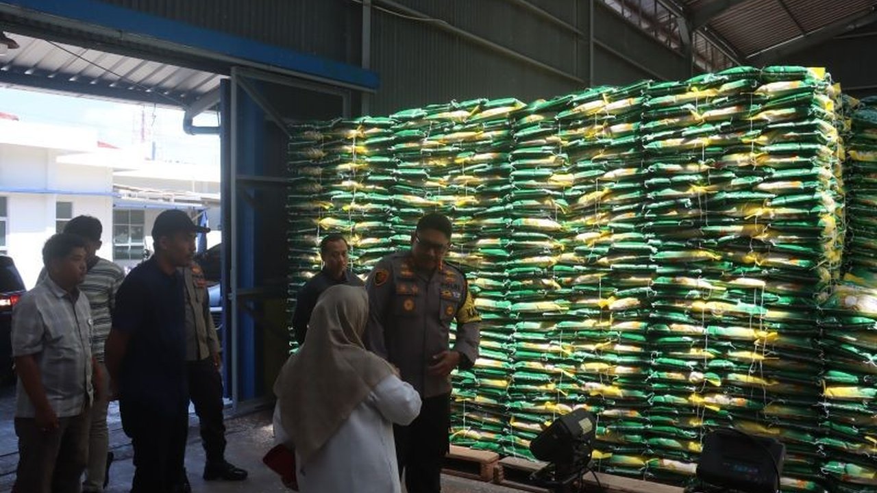 Polres Lamsel Pastikan Stok Sembako Aman Jelang Ramadhan