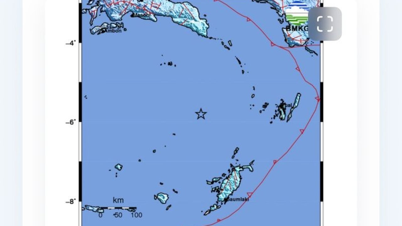 Gempa Magnitudo 6 Guncang Kepulauan Banda, Maluku: BMKG Pastikan Tidak Berpotensi Tsunami