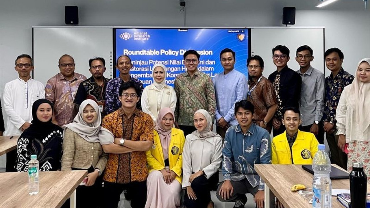 Amanat Research Institute menggelar diskusi kebijakan tentang potensi ekonomi dan restorasi lingkungan dalam pengembangan konektivitas Alur Laut Kepulauan Indonesia (ALKI), menghasilkan rekomendasi konkret untuk disampaikan kepada Menko Pangan.