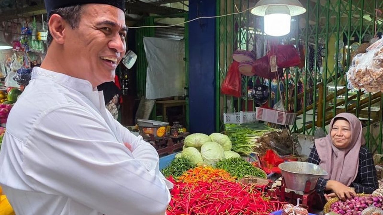 Mentri Pertanian Periksa Harga Pangan di Pasar Jakarta Jelang Ramadan