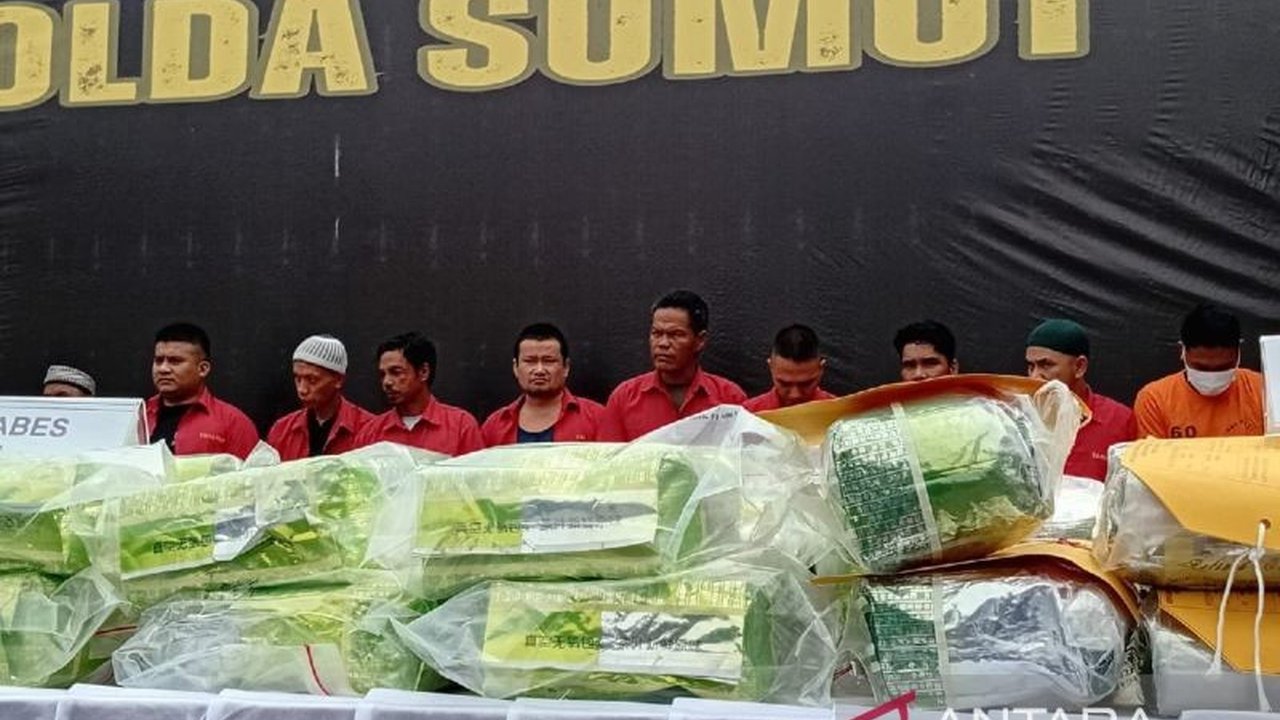 Polda Sumut Sita 155 Kg Sabu dalam Dua Bulan: 1.131 Tersangka Ditangkap!