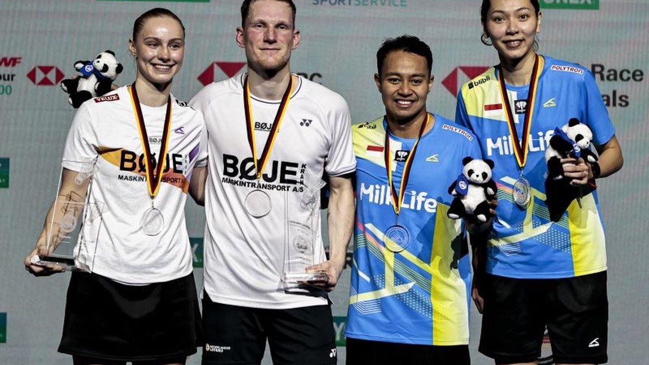 Rehan/Gloria, pasangan ganda campuran Indonesia, menjadikan final German Open 2025 sebagai motivasi untuk meraih prestasi lebih baik di Orleans Masters dan turnamen selanjutnya.