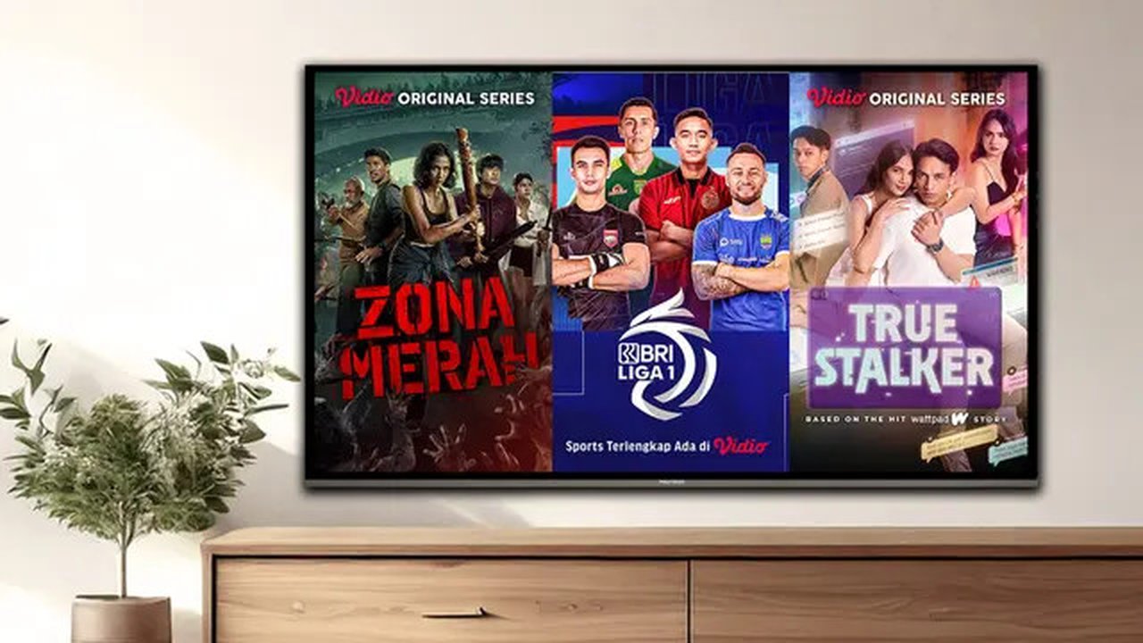 Vidio jadi platform streaming OTT nomor 1 di Indonesia berdasarkan laporan AMPD Southeast Asia Online Video Q4 2024 yang dirilis Media Partners Asia. (Foto: Dok. Tim Vidio)