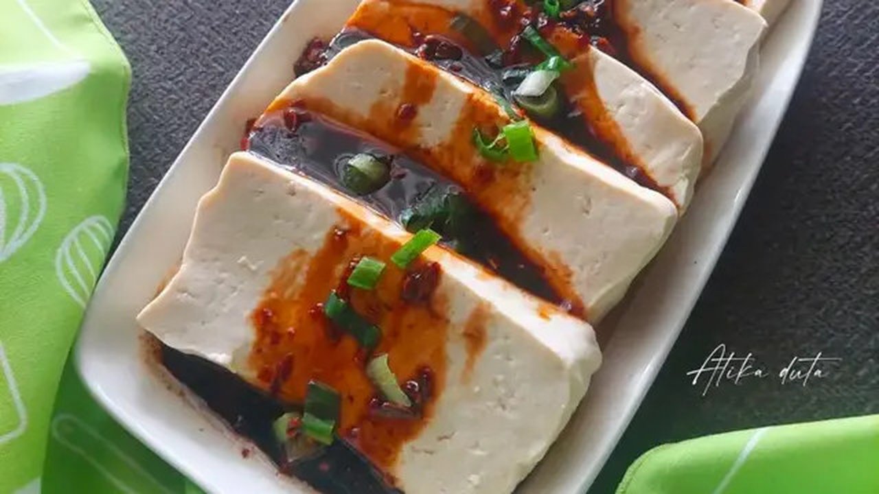 Resep Tahu Kukus Bawang Putih. (Dok: Cookpad @atika7218)