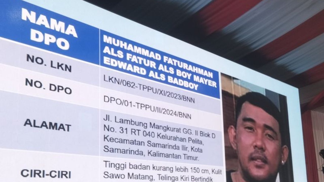 Badan Narkotika Nasional (BNN) mengumumkan enam Daftar Pencarian Orang (DPO) terkait 14 kasus peredaran narkoba dari Sumatera ke Jawa, dengan ancaman hukuman mati bagi para tersangka.
