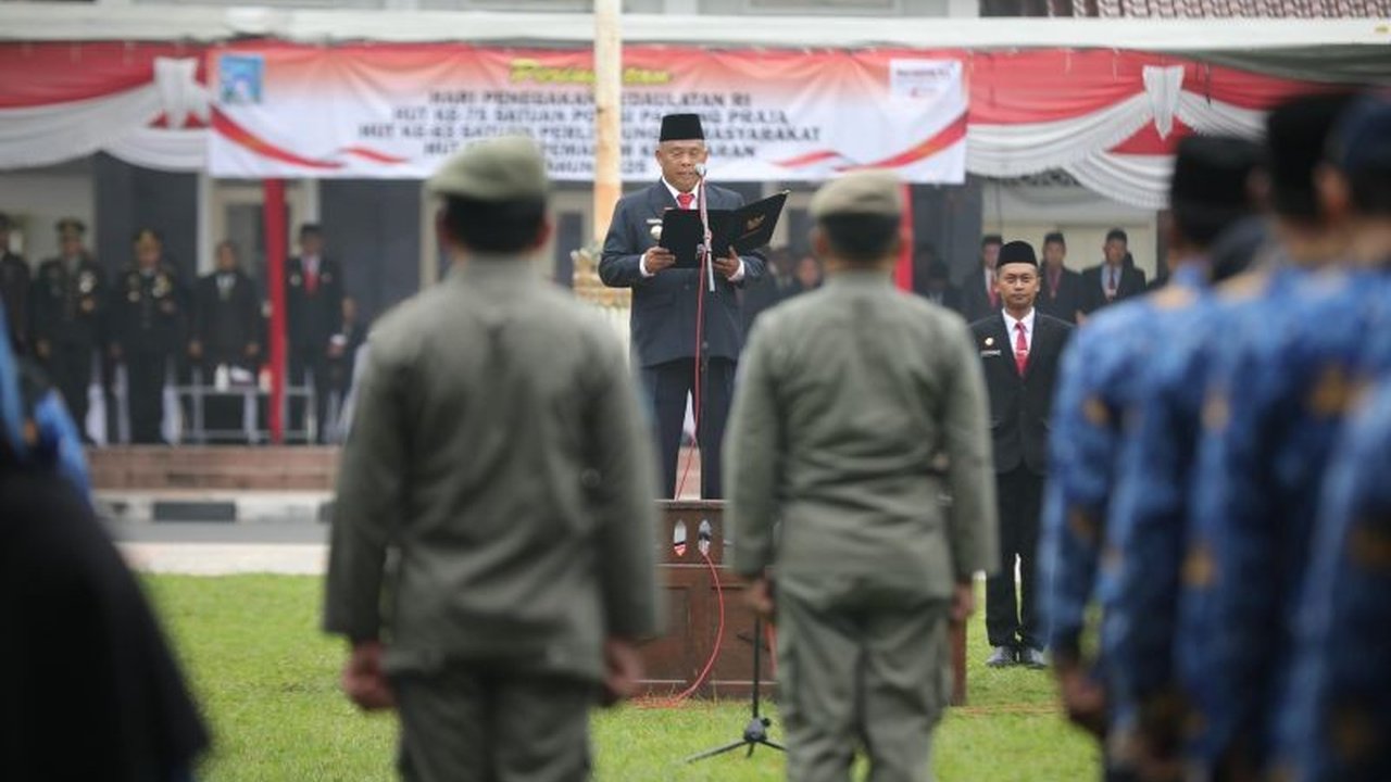 Bupati Sleman, Harda Kiswaya, sampaikan peristiwa Serangan Umum 1 Maret 1949 sebagai bukti perjuangan mempertahankan kedaulatan Indonesia dan momentum untuk memperkuat persatuan.
