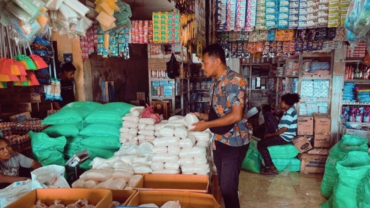 Satgas Pangan Polres Biak Awasi Harga Bahan Pokok Jelang Lebaran 2025