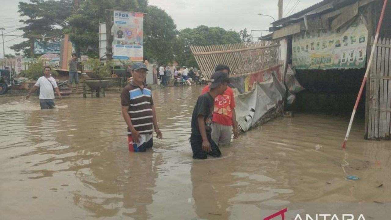 Banjir Rendam Tujuh Kecamatan di Kabupaten Bekasi, Ratusan Rumah Terendam