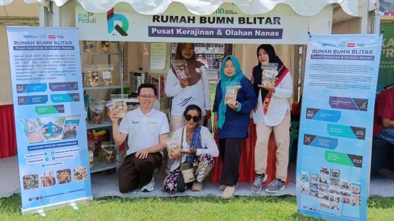 PLN Peduli bersama Rumah BUMN Blitar dan Pacitan berhasil mendorong peningkatan omzet UMK lokal hingga Rp34,4 miliar melalui berbagai kegiatan dan pelatihan, serta sosialisasi aplikasi PLN Mobile.