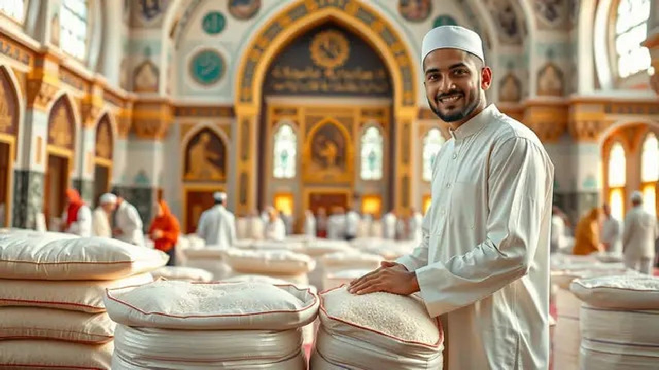 tujuan mengeluarkan zakat fitrah Ilustrasi dibuat AI