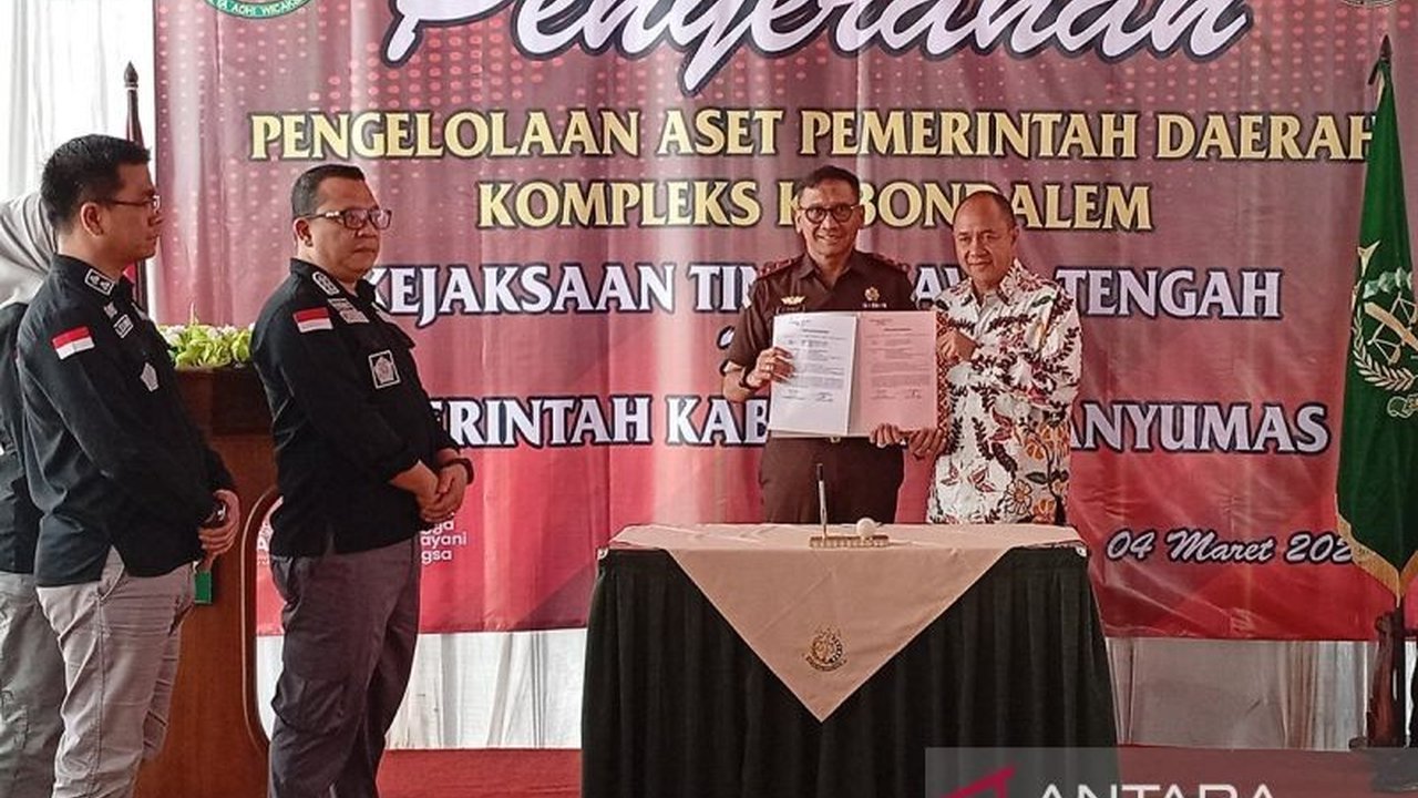 Setelah 19 tahun sengketa hukum, Kejati Jateng resmi serahkan pengelolaan kompleks Kebondalem kepada Pemkab Banyumas, menandai berakhirnya konflik dengan PT GCG.