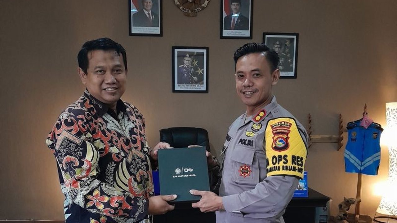 Polres Lombok Tengah Raih Penghargaan: Teladan Kepatuhan Pajak di NTB