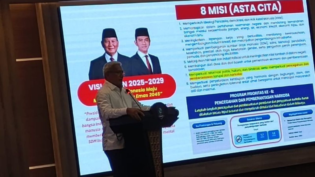BNN menjadikan Asta Cita Presiden Jokowi sebagai pedoman utama dalam memberantas peredaran gelap narkoba di Indonesia, karena hal ini dinilai sebagai isu kritis yang mengancam ketahanan negara.