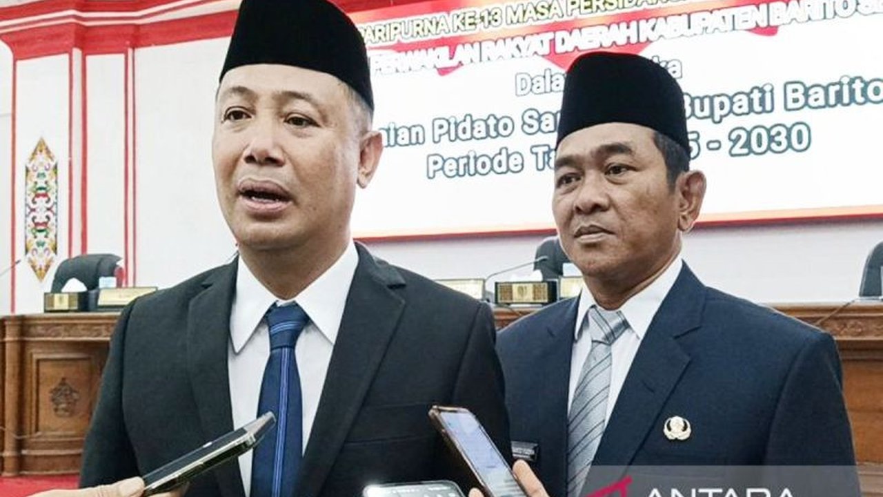 Bupati Barito Selatan, Eddy Raya Samsuri, memaparkan lima misi utama pembangunan daerah hingga 2030, meliputi pengembangan SDM, ekonomi lokal, infrastruktur, sosial budaya, dan tata kelola pemerintahan yang berorientasi pada pelayanan publik.
