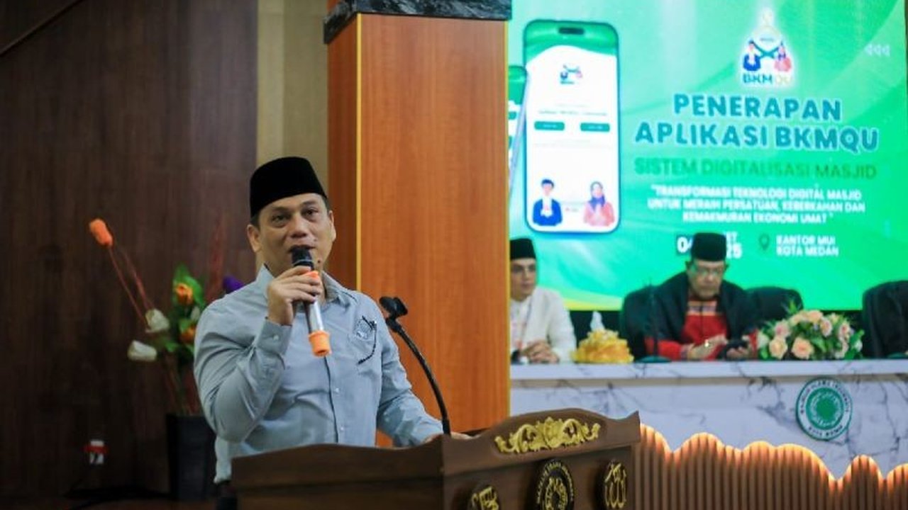 Pemerintah Kota Medan memberikan dukungan penuh terhadap aplikasi BKMQU besutan MUI Kota Medan untuk memodernisasi pengelolaan keuangan masjid melalui digitalisasi.