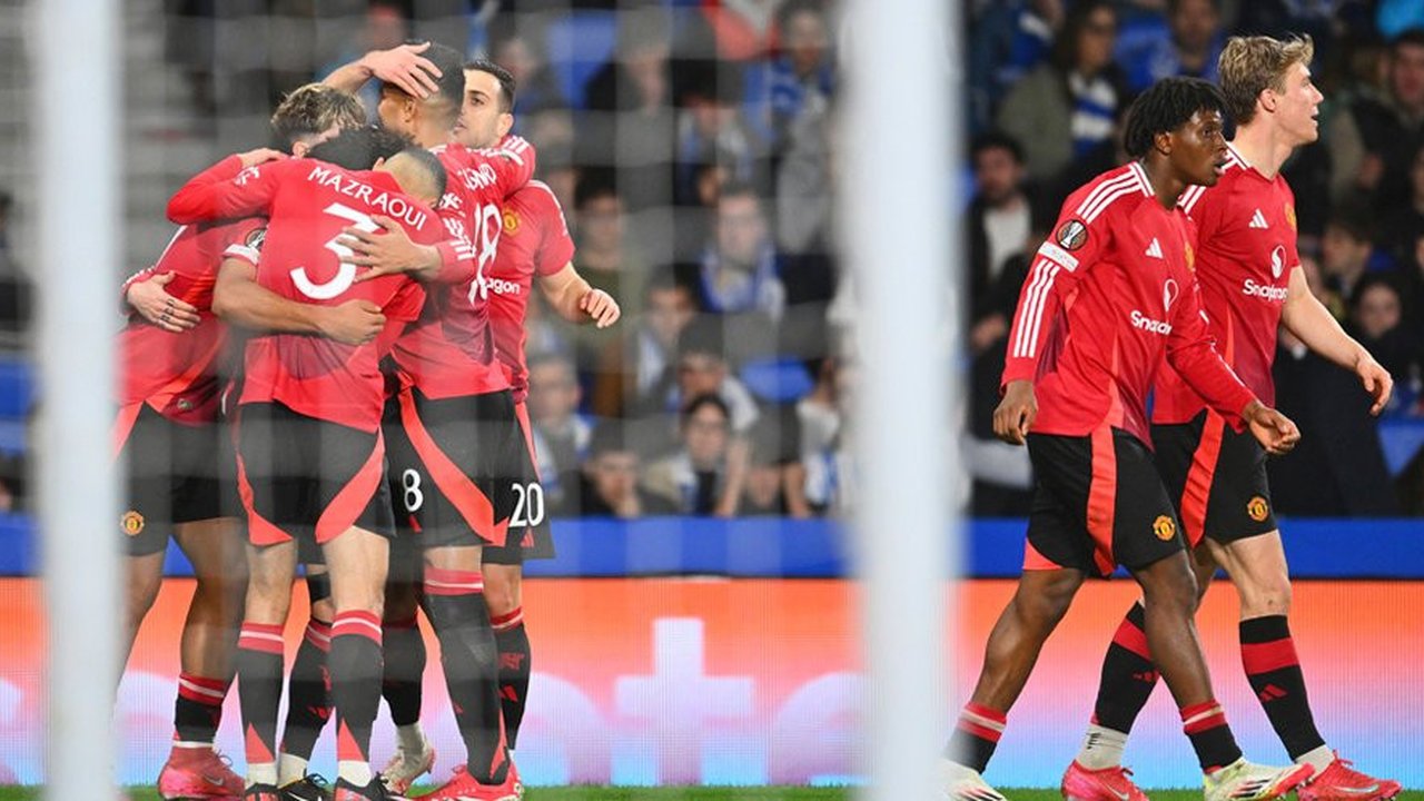 Hasil Real Sociedad vs Manchester United: Skor 1-1