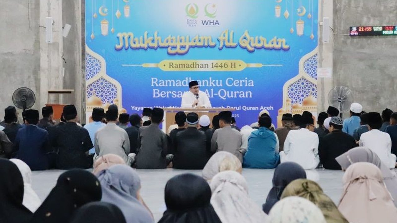 Ratusan siswa Aceh mengikuti Mukhayyam Ramadhan di Dayah Darul Quran Aceh untuk memperdalam hafalan Al-Quran dan meningkatkan kualitas tilawah.