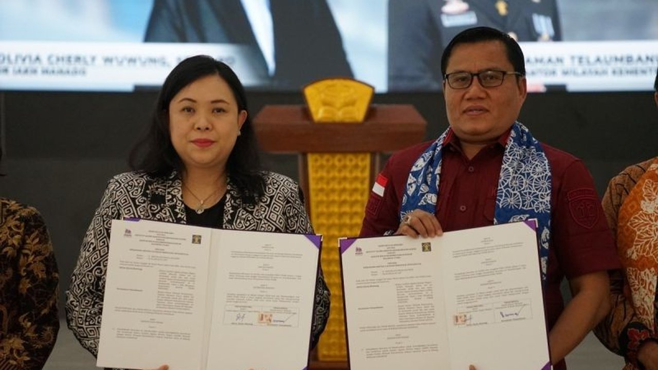 Kemenkumham Sulut apresiasi IAKN Manado atas diresmikannya sentra kekayaan intelektual untuk mendorong kreativitas dosen dan mahasiswa serta memberikan edukasi perlindungan Kekayaan Intelektual.