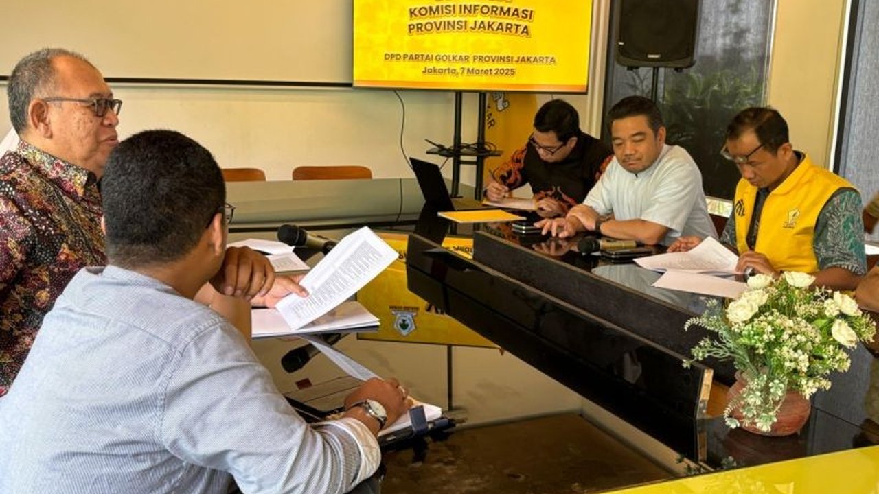 Komisi Informasi (KI) DKI Jakarta mendorong Partai Golkar meningkatkan keterbukaan informasi publik setelah hanya mendapat predikat 'Cukup Informatif' dalam E-Monev 2024.