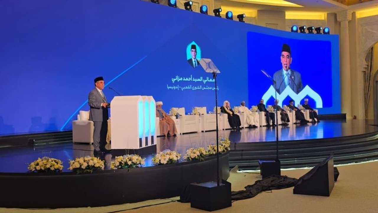 Ketua MPR RI, Ahmad Muzani, menyerukan persatuan umat Islam dalam Konferensi Internasional Liga Muslim Dunia di Makkah, menekankan pentingnya Pancasila sebagai dasar negara Indonesia yang mampu mempersatukan keberagaman.