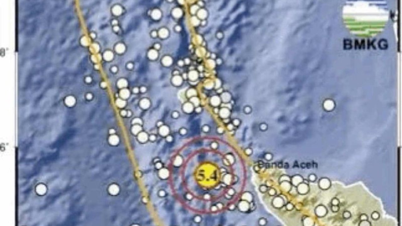 Gempa Magnitudo 5,4 Guncang Banda Aceh Jelang Tarawih, BMKG Pastikan Tak Berpotensi Tsunami
