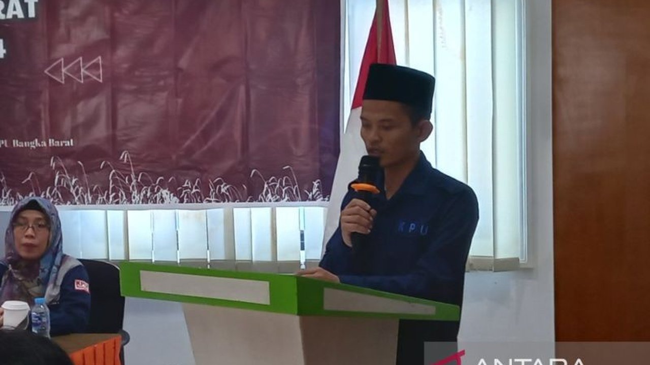 KPU Bangka Barat menetapkan PSU Pilkada pada 22 Maret 2025 di empat TPS Desa Sinarmanik, melibatkan 2.080 pemilih dan tiga pasangan calon.